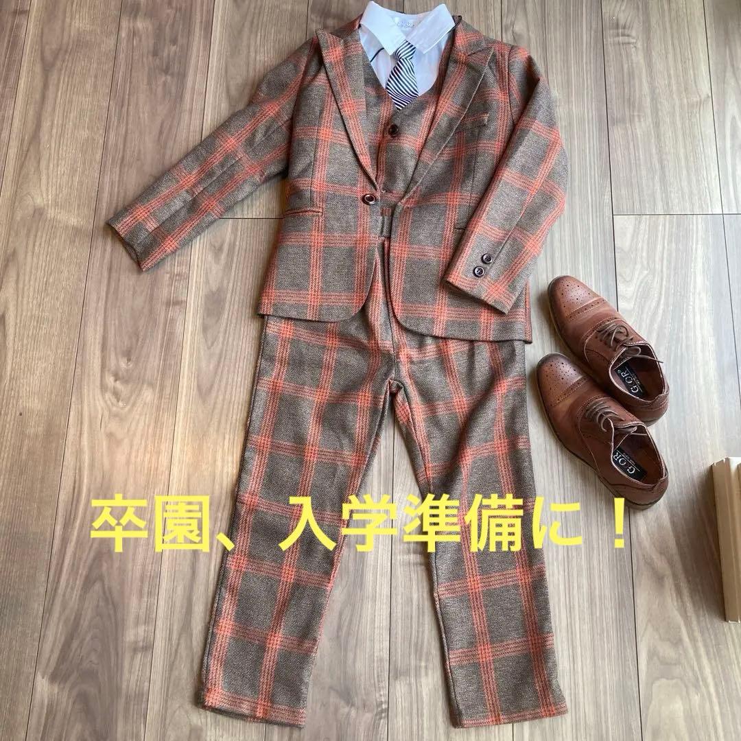 LubobBeiBei フォーマルスーツ 120 GOOR靴20センチ