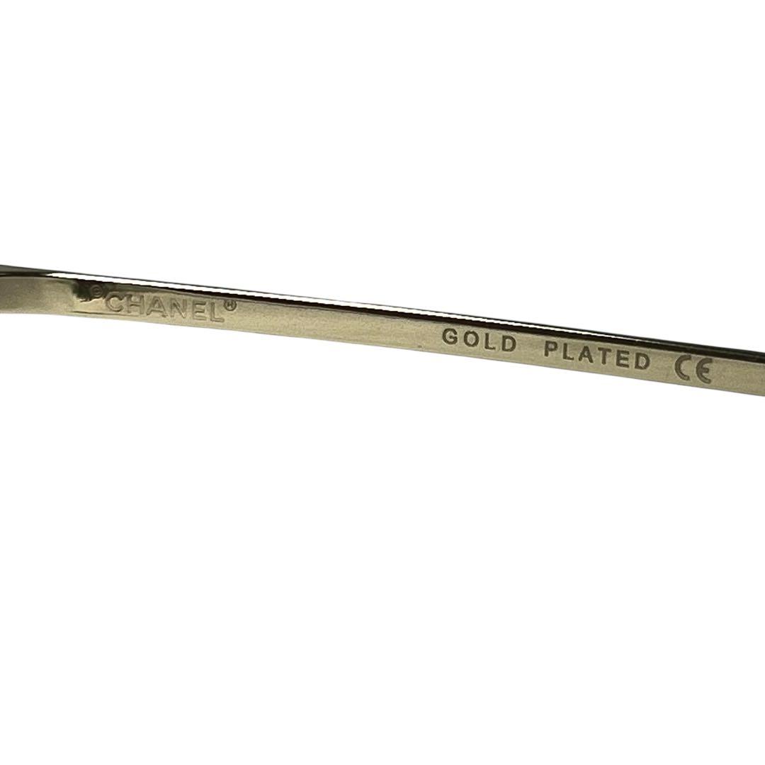 CHANEL シャネル　サングラス　ミラーレンズ　丸メガネ アイウェア　度なし