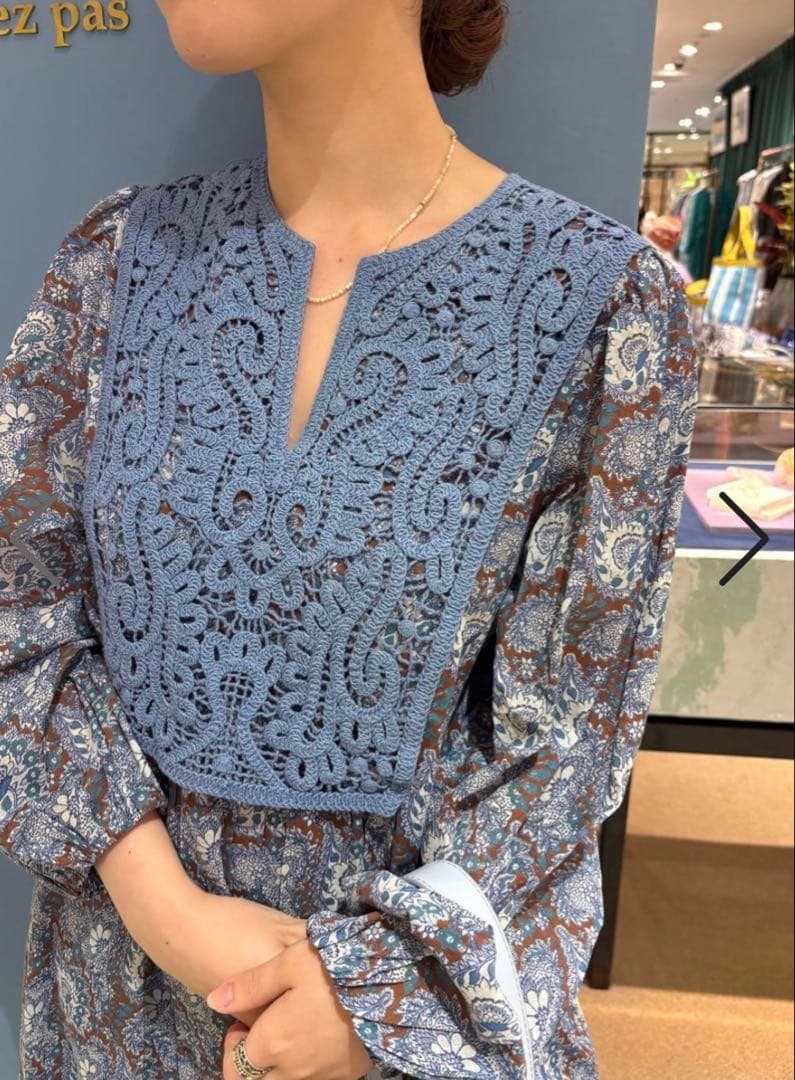 ヌキテパ ペイズリーワンピース ne Quittez pas