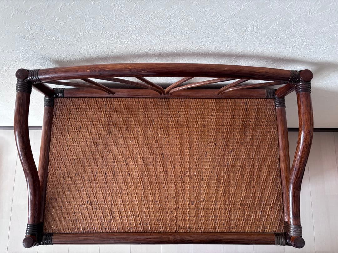 美品人気 ラタン 4段 チェスト ラタンチェスト 籐チェスト 籐タンス