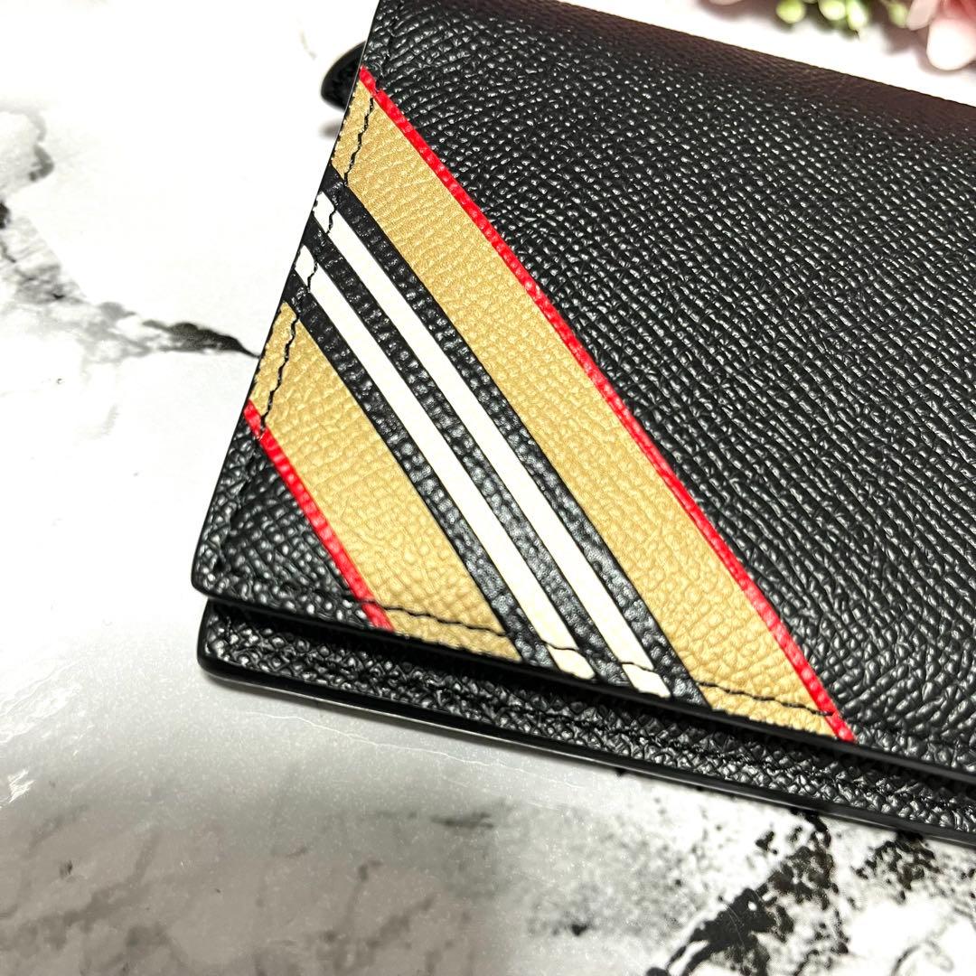 【極美品】バーバリー 長財布 チェック柄 キャベンディッシュ ブラック レザー