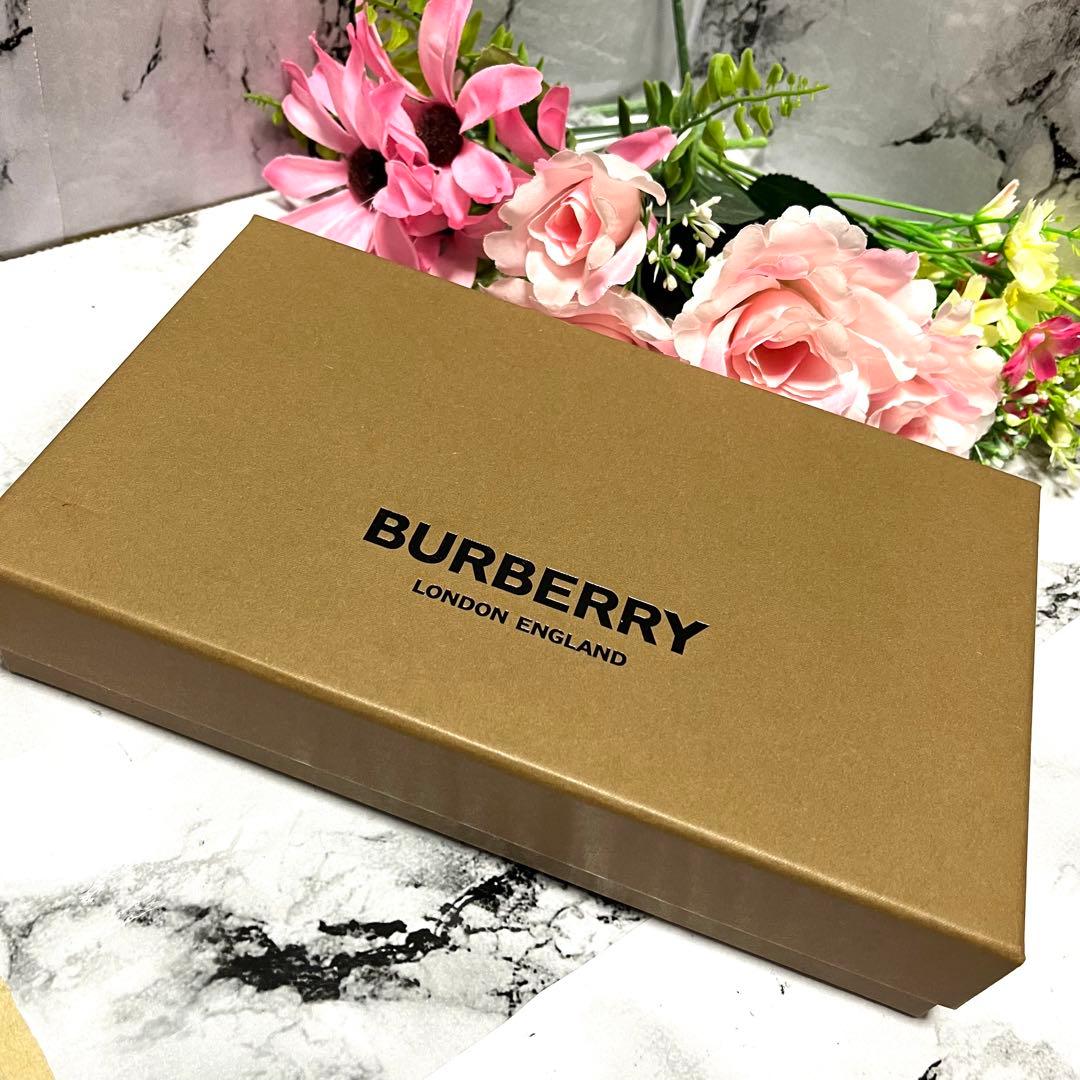 【極美品】バーバリー 長財布 チェック柄 キャベンディッシュ ブラック レザー