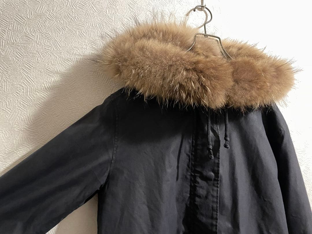 A.P.C. ラクーン ファー モッズコート / アーペーセー ミリタリー