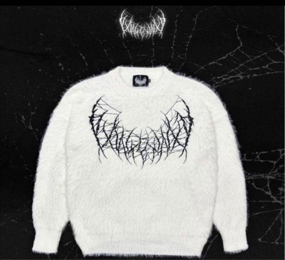 新品未開封　YB Logo Knit White XL ニット