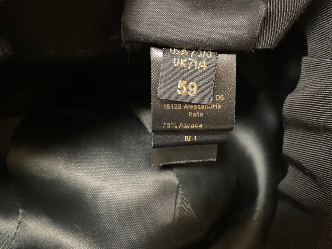 壬生憲剛Borsalinoアルパカベースボールキャップ