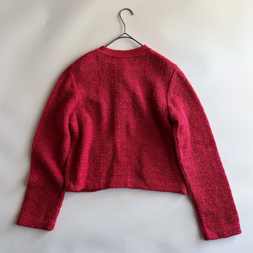 Ιουν♡ シンゾーン TWEED KNIT CDツイードニットカーディ