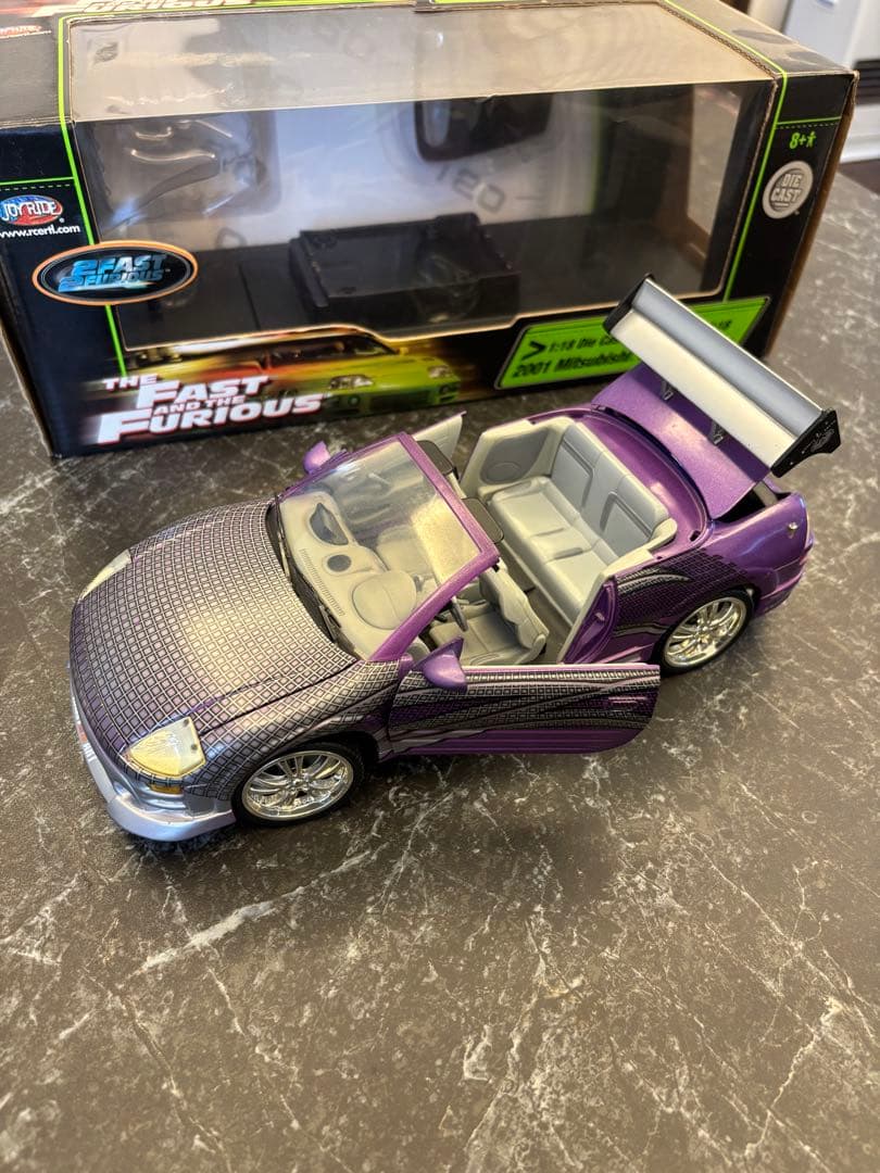 ワイルドスピードMITSUBISHI ECLIPCE SPYDER 1/18