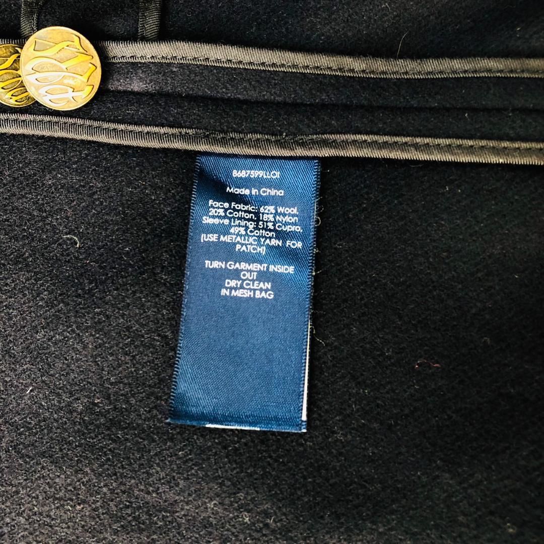 【希少】ポロラルフローレン★テーラードジャケット エンブレム ブレザー XL相当