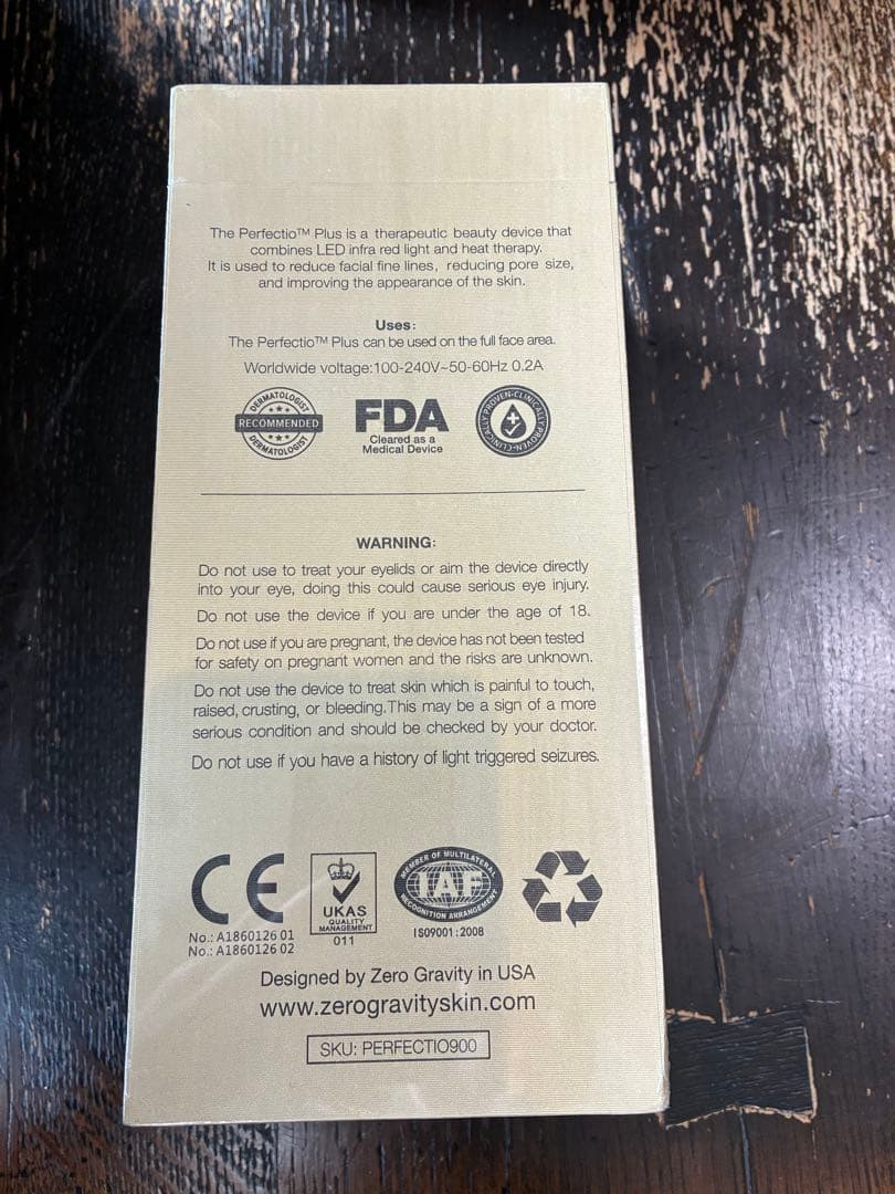 未開封Zero GravityPerfectio Limited Edition