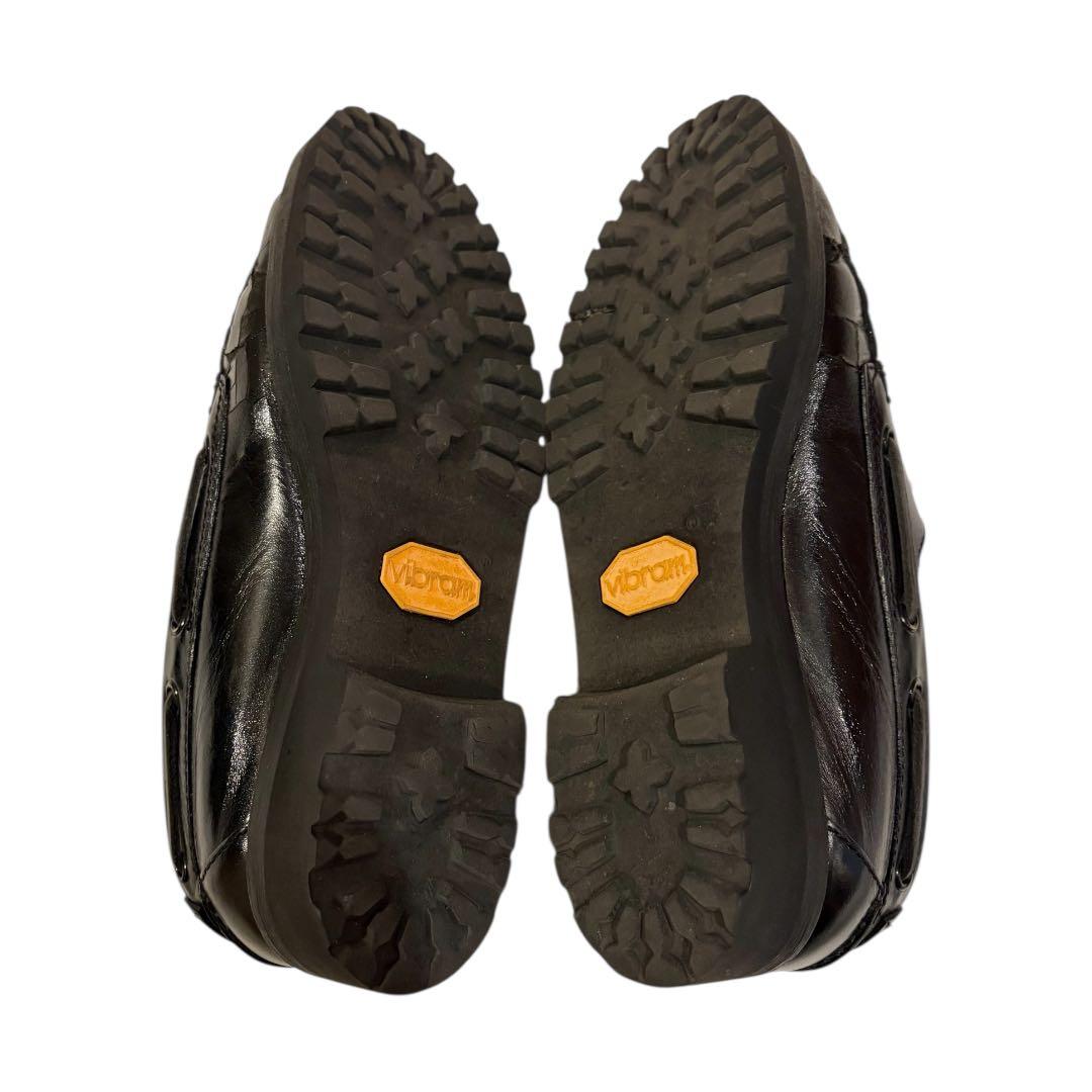 靴 saint laurent paris : leather loafers