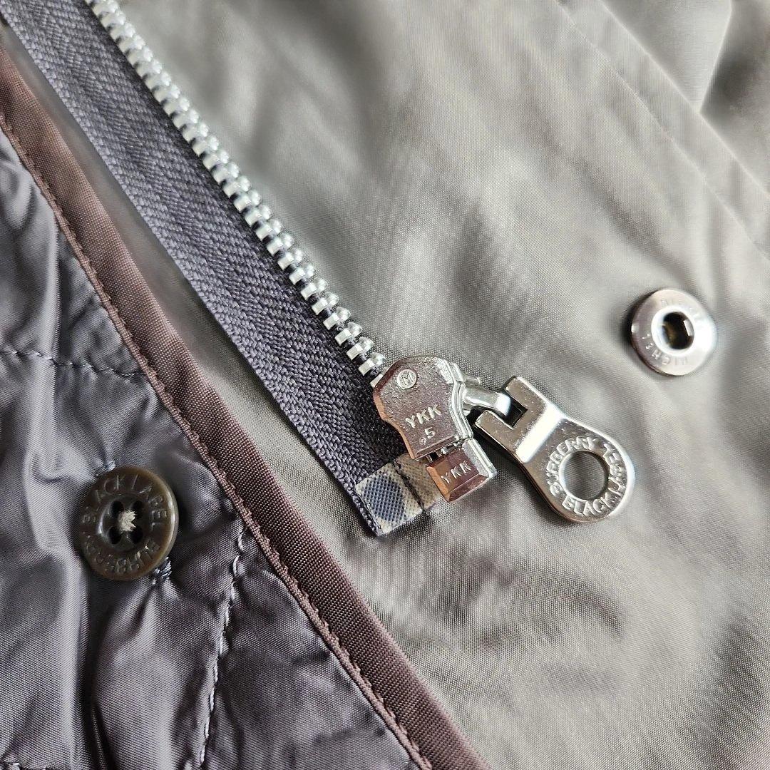 【ゆずぷりん】バーバリーブラックレーベルライナー付2wayモッズコート難有