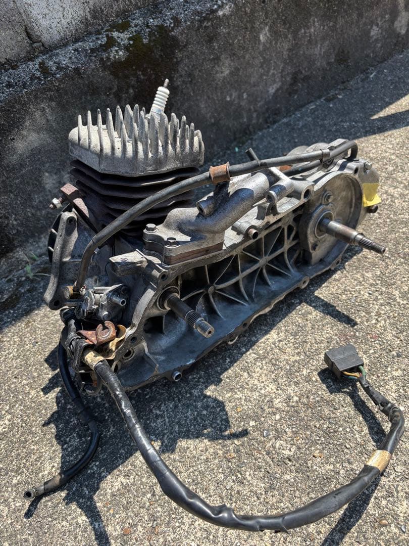 スーパーディオ　AF27・AF28 クランクベアリング交換済みエンジン。