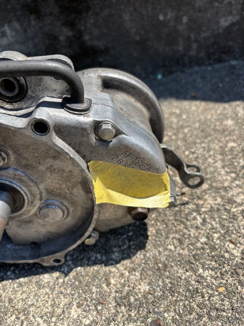 スーパーディオ　AF27・AF28 クランクベアリング交換済みエンジン。