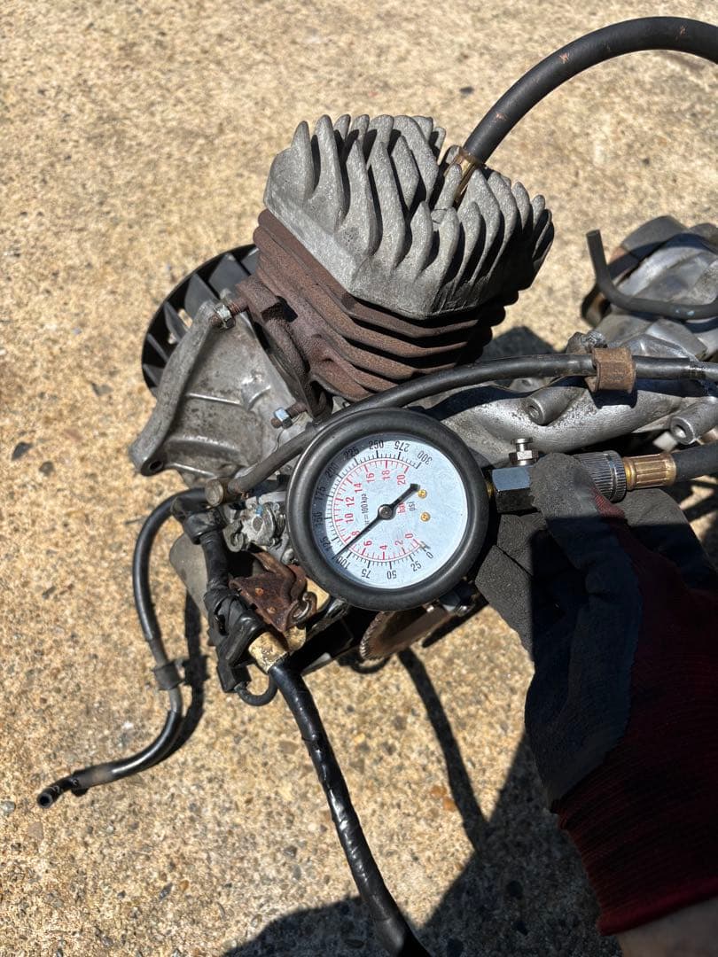 スーパーディオ　AF27・AF28 クランクベアリング交換済みエンジン。