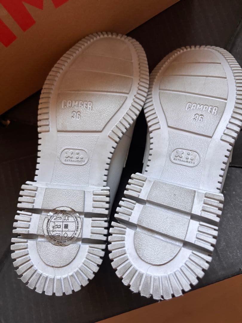 CAMPER PIX ローファー　グレー　23cm 定価27,500円