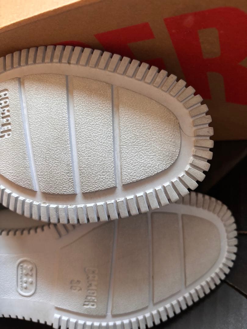 CAMPER PIX ローファー　グレー　23cm 定価27,500円