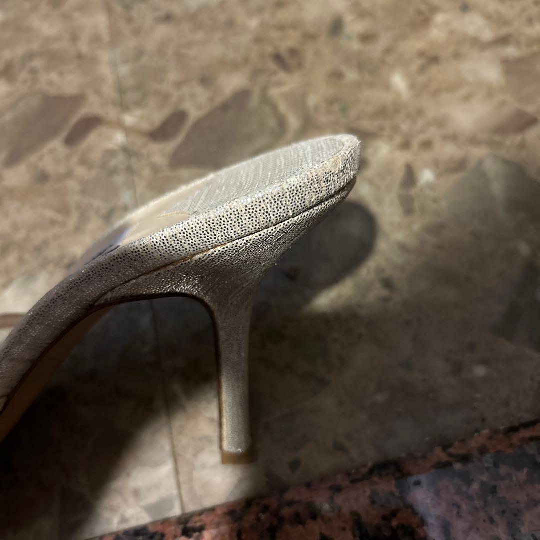 JIMMY CHOO ベージュ ミュール 37