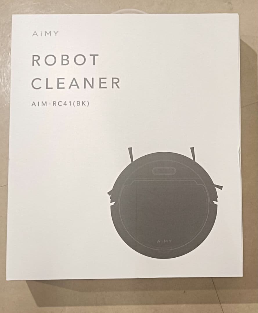 【新品】AiMY ロボット掃除機 AIM-RC41(BK)