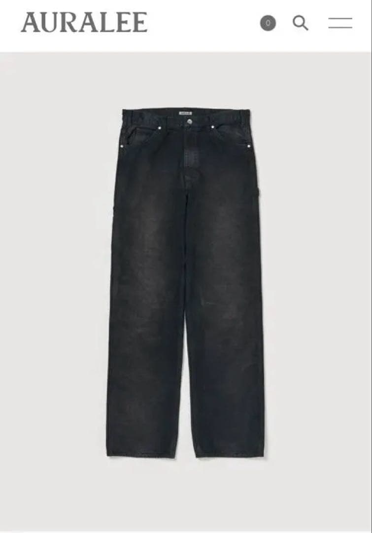 パンツ AURALEE DUCK PAINTER PANTS (4)