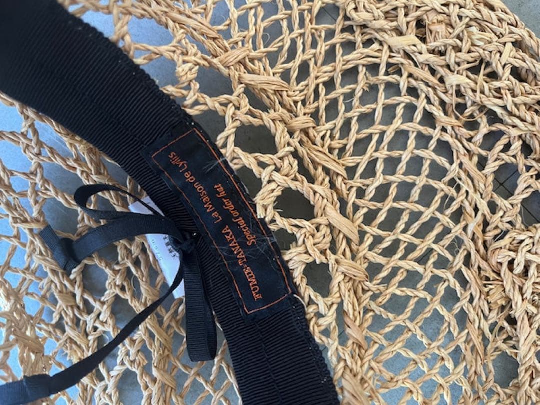 fumietanaka フミエタナカ メゾンドリリス 帽子 麦わら帽子