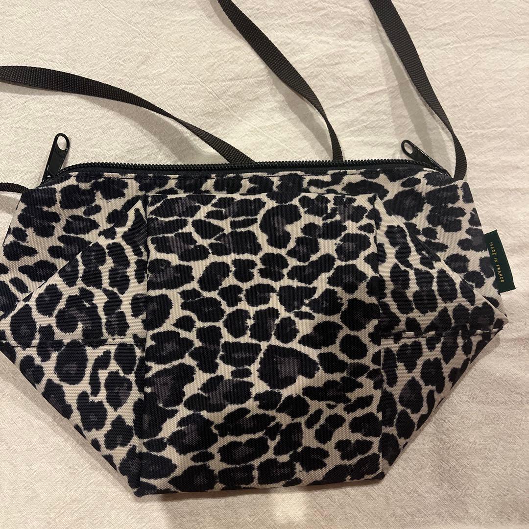 値下げしましたHervé Chapelier ヒョウ柄ショルダーバッグ