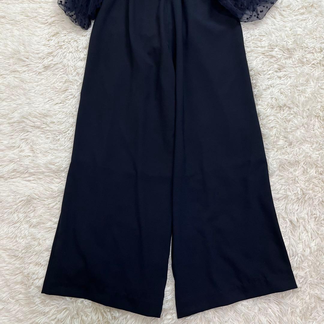 ANDRESD Flocky dot pants dress オールインワン