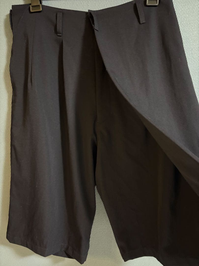 Y’s YohjiYamamoto ギャバンジン　ラップハーフパンツ