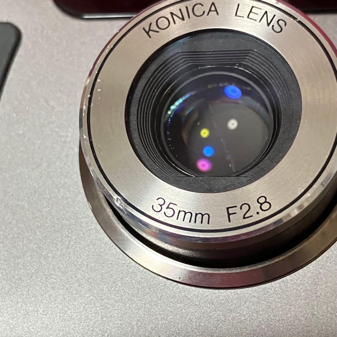 Konica BIG mini F シルバー 中古 傷 凹みあり
