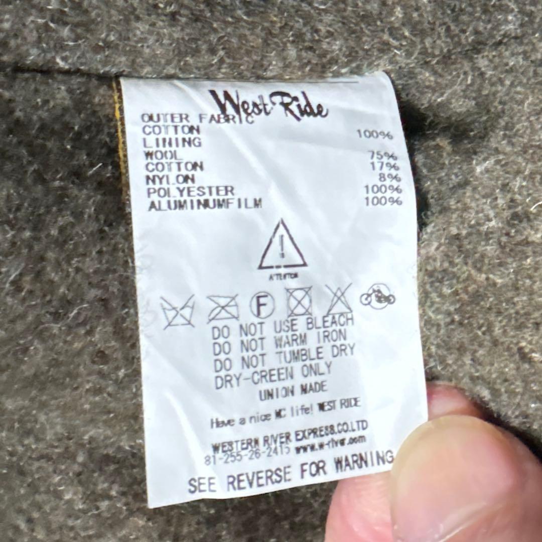 ウエストライド　A2デッキジャケット　カスタムモデル　L 検）リアルマッコイズ