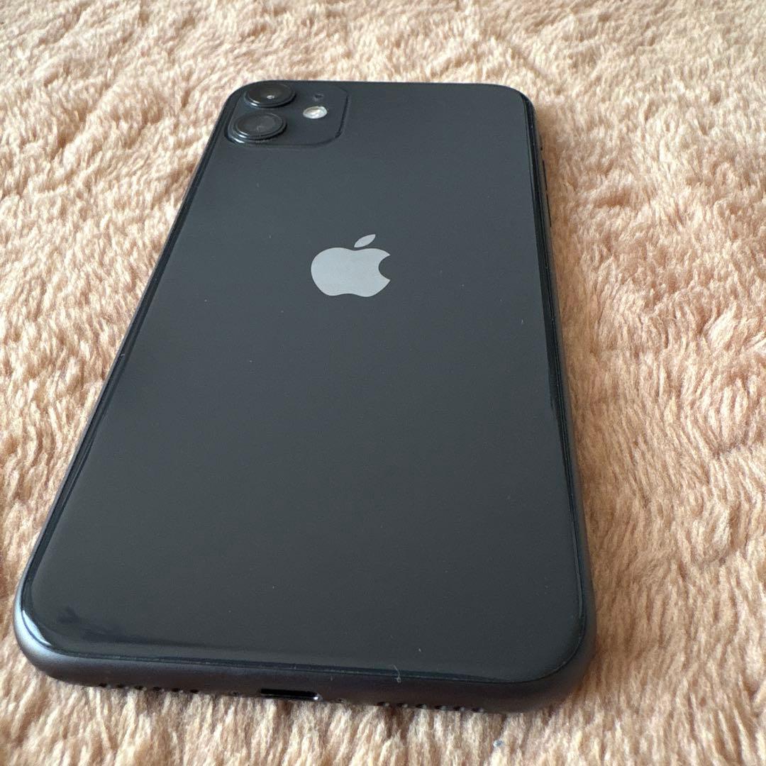iPhone11本体 128GB バッテリー74％ SIMフリー　ブラック