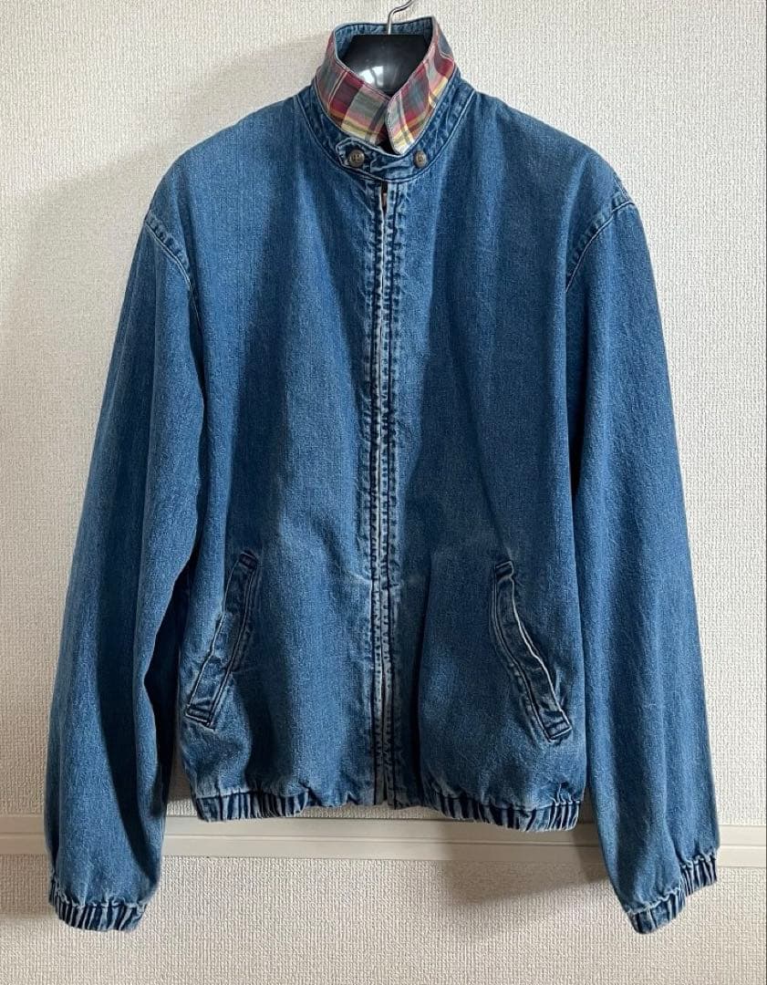 80sRALPH LAUREN デニムスイングトップ ドリズラーポニーなし