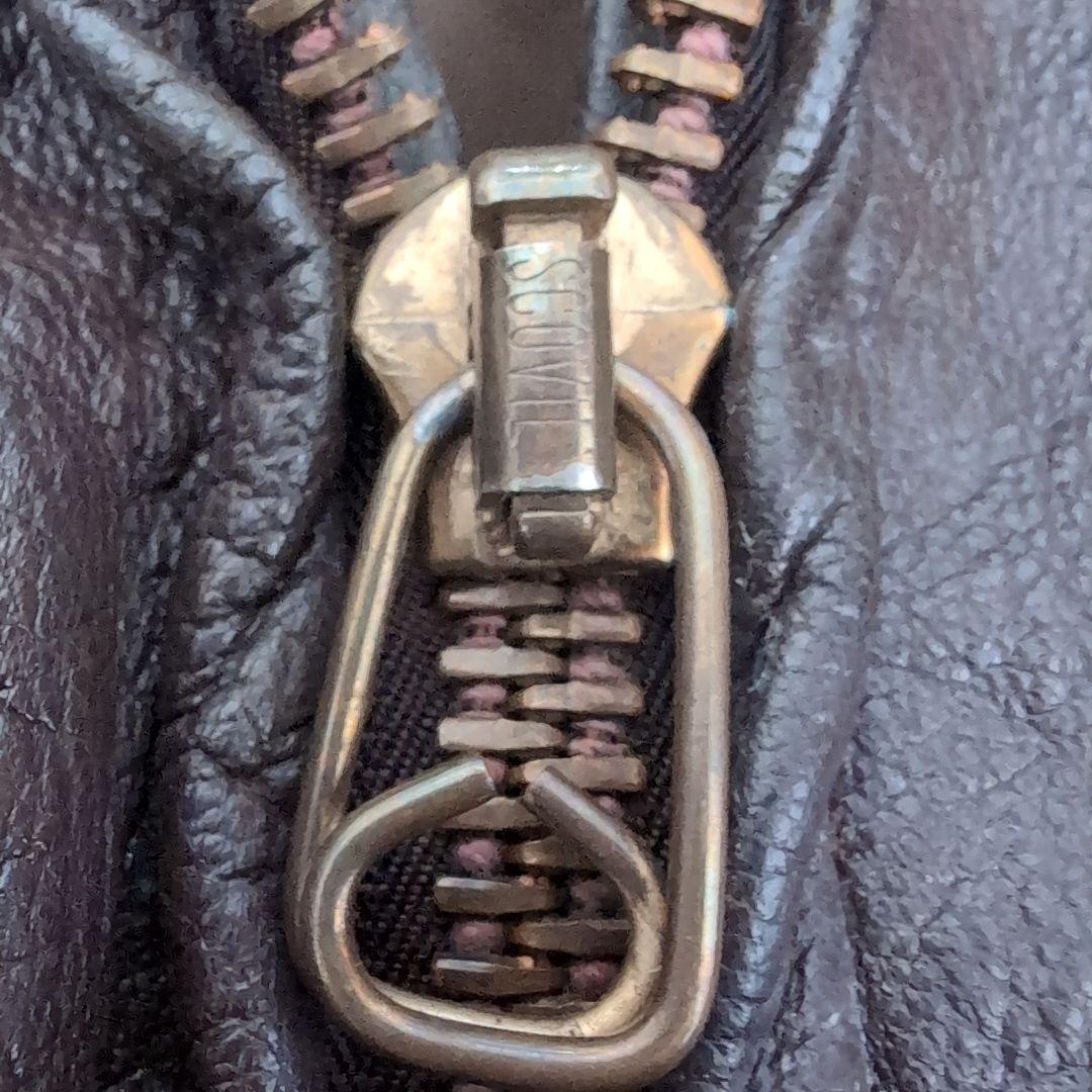 70s U.S.NAVY G-1 フライト レザー ミリタリージャケット 黒タグ