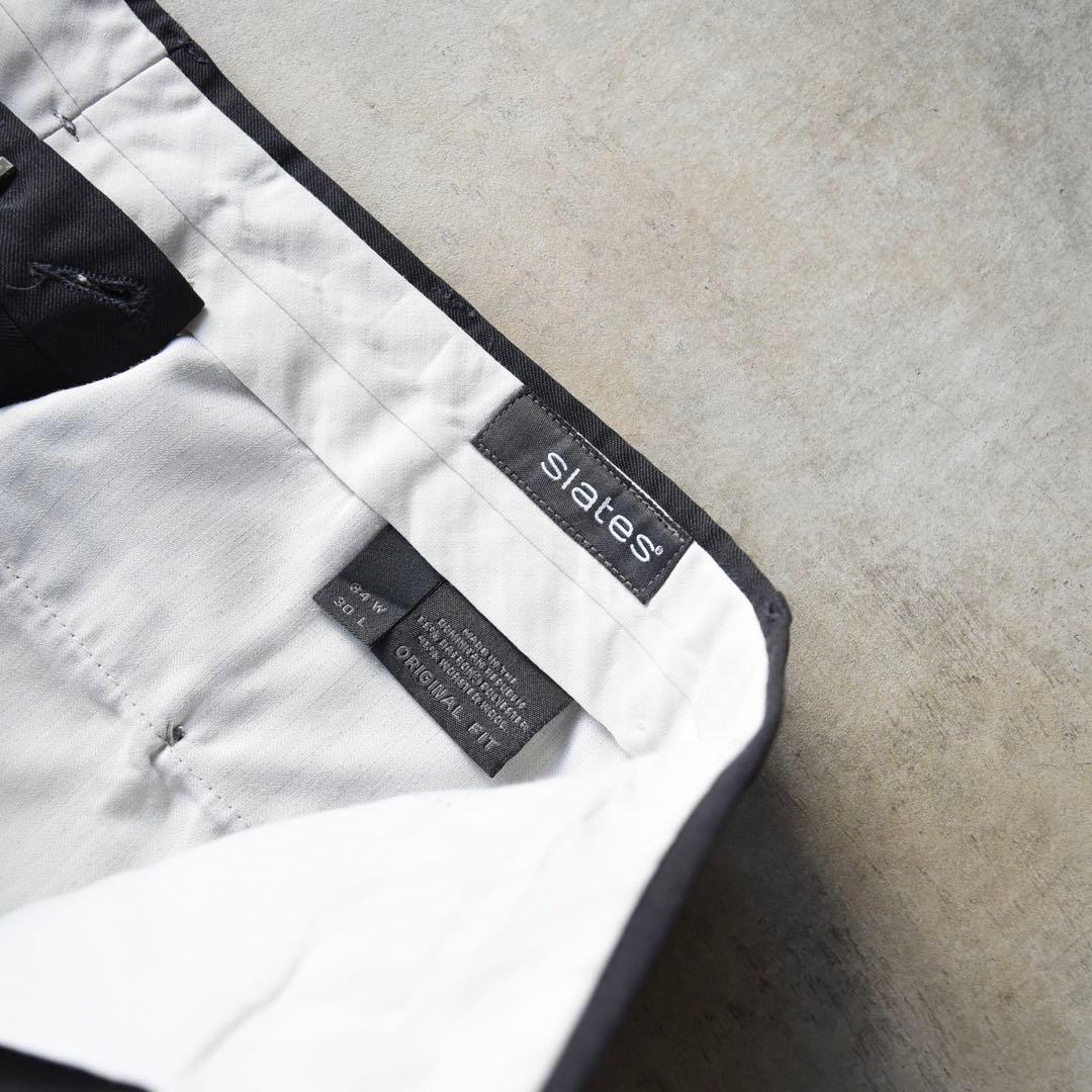 00s SLATES スレイツ ツータックスラックス W34 L30 ドッカーズ