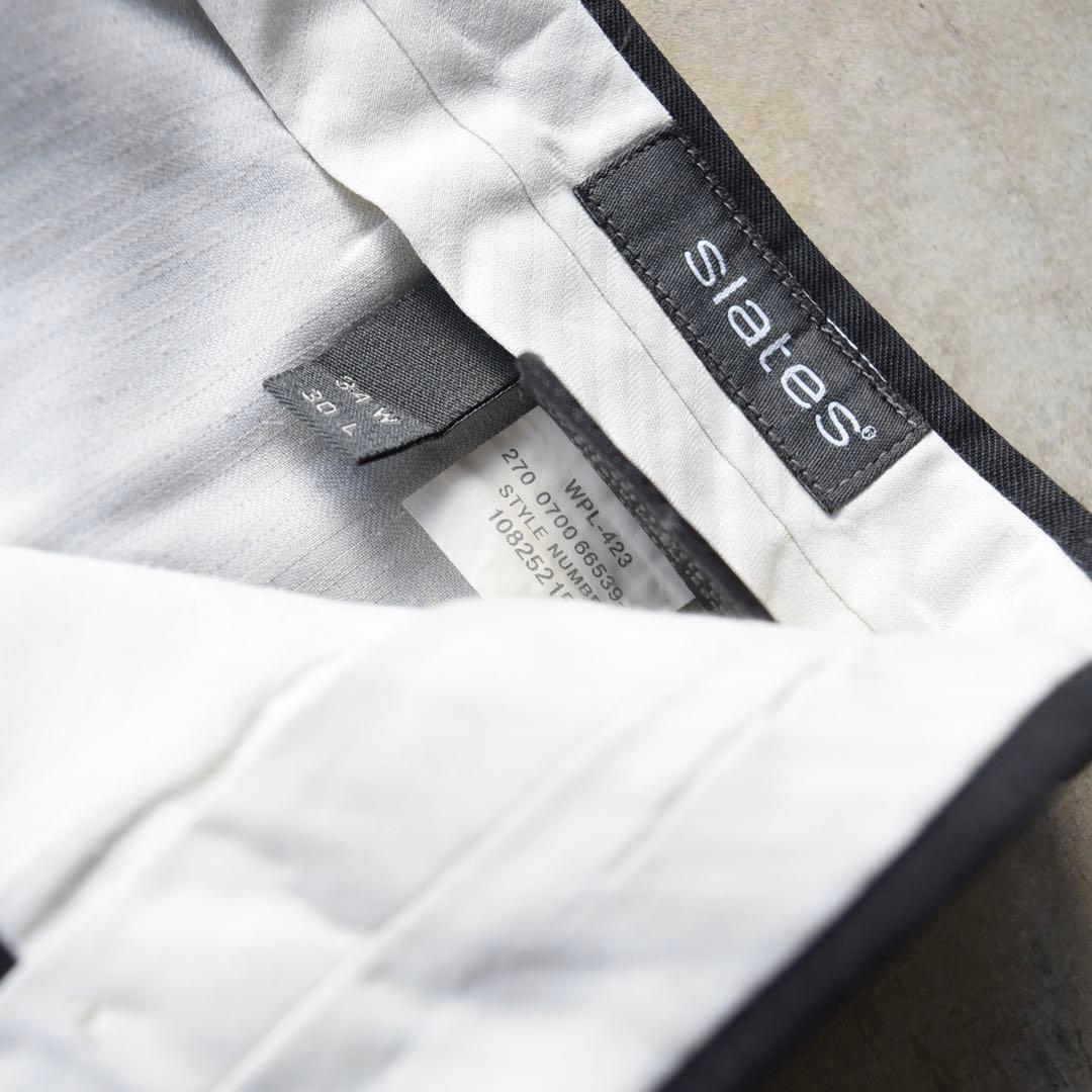 00s SLATES スレイツ ツータックスラックス W34 L30 ドッカーズ