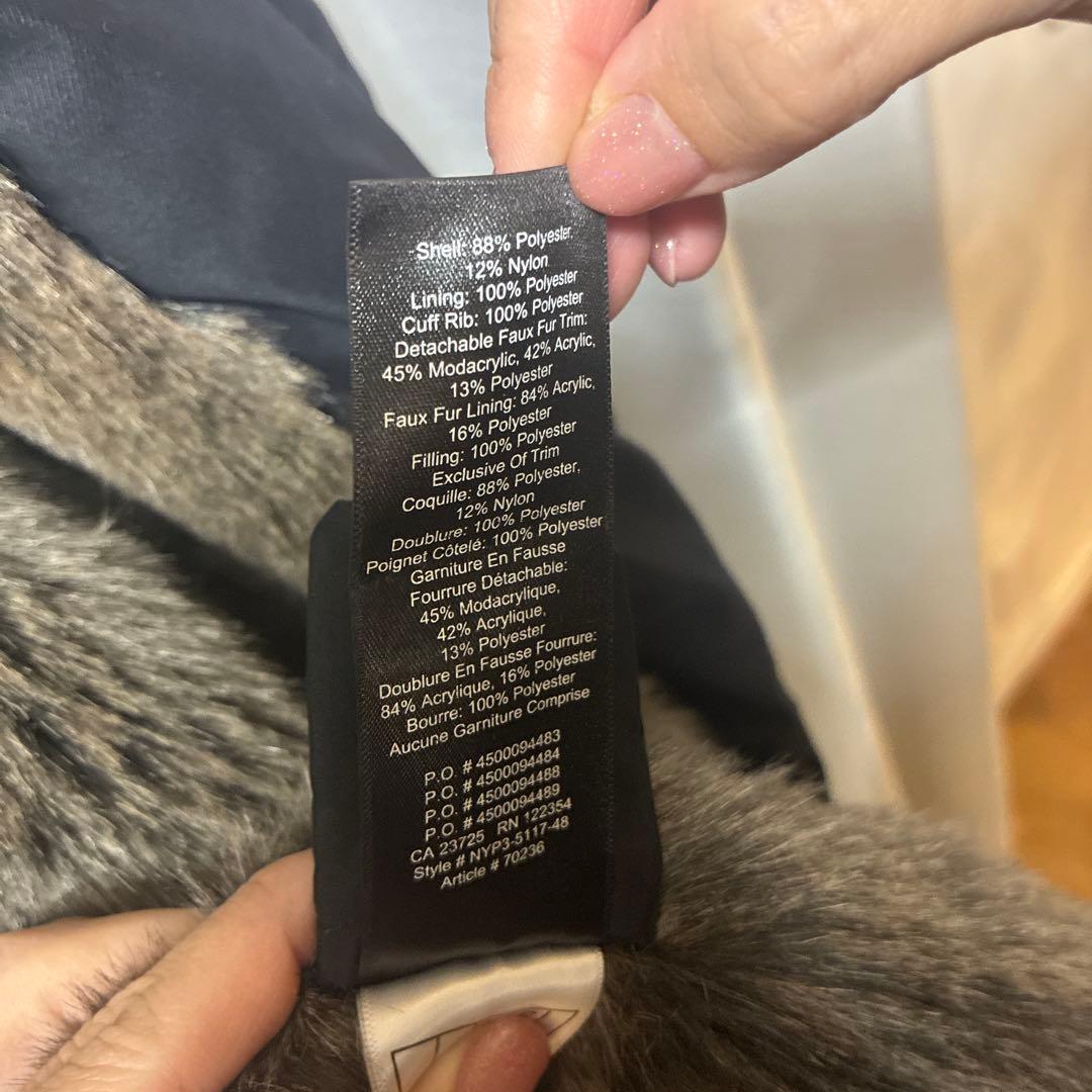 【極寒対応】・カナダ　トロントにて購入　Tna ブラック モッズコートM