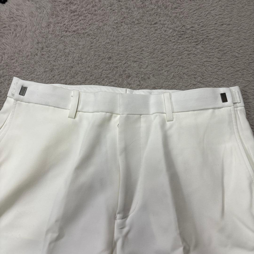 P.R.A.H. ホワイト スーツセット ベスト付き シングルブレスト Lサイズ