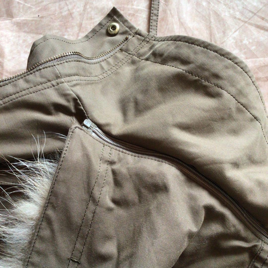 y2k 00s archive グランジファー付モッズコート　お兄系　平成ギャル