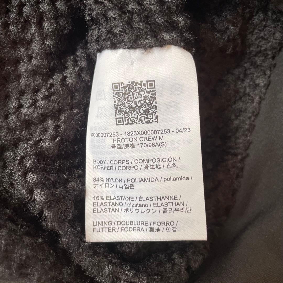 ARC'TERYX PROTON CREW Ｓ　ブラック　刺繍