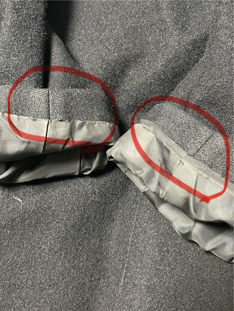 ショールカラーコート