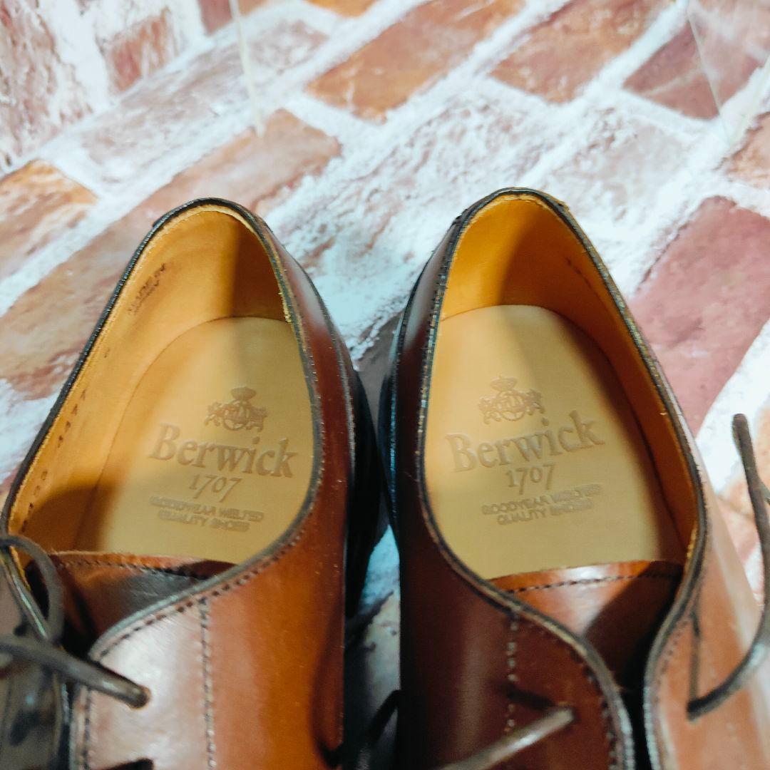 【未使用級】Berwick1707 4447 （6）Uチップ　レースアップ