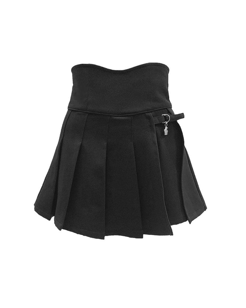 ミシェルマカロン 美脚スカパン ブラック