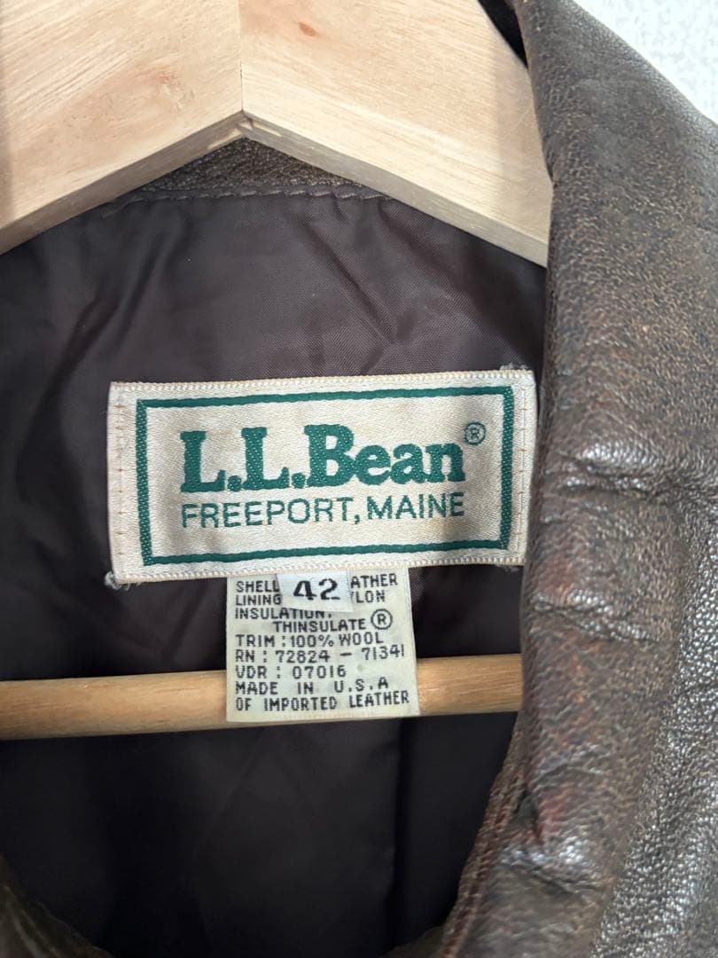 USA製 80s〜 L.L.Bean A-2フライトジャケット 42