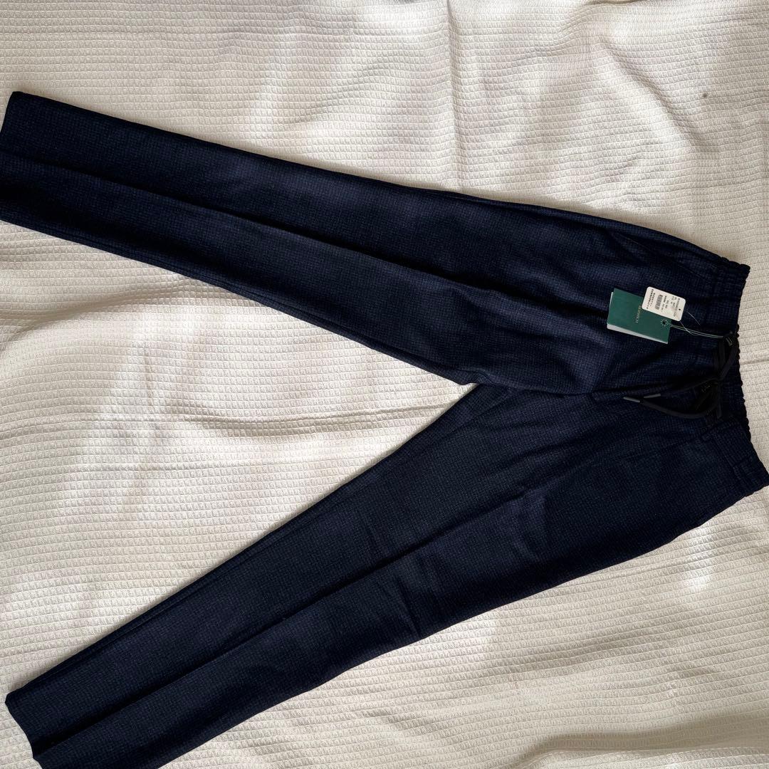 新品ベルウィッチ　ネイビー✖️ブラック　シャドウ千鳥格子パンツ