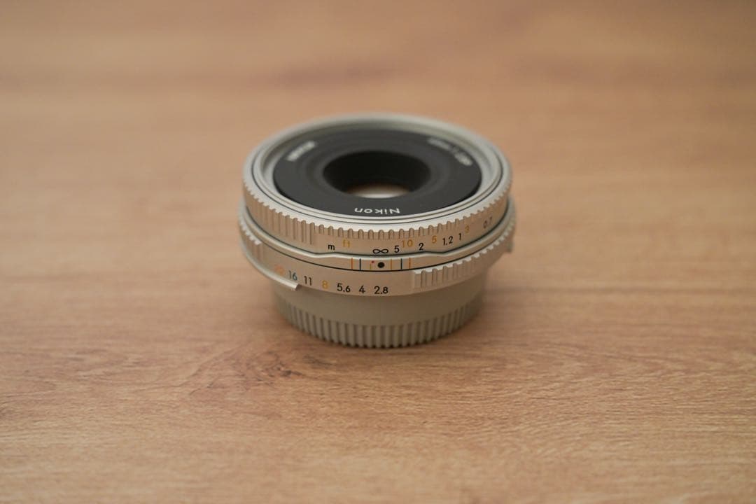 Nikon Ai Nikkor 45mm F2.8P シルバー（付属品あり）