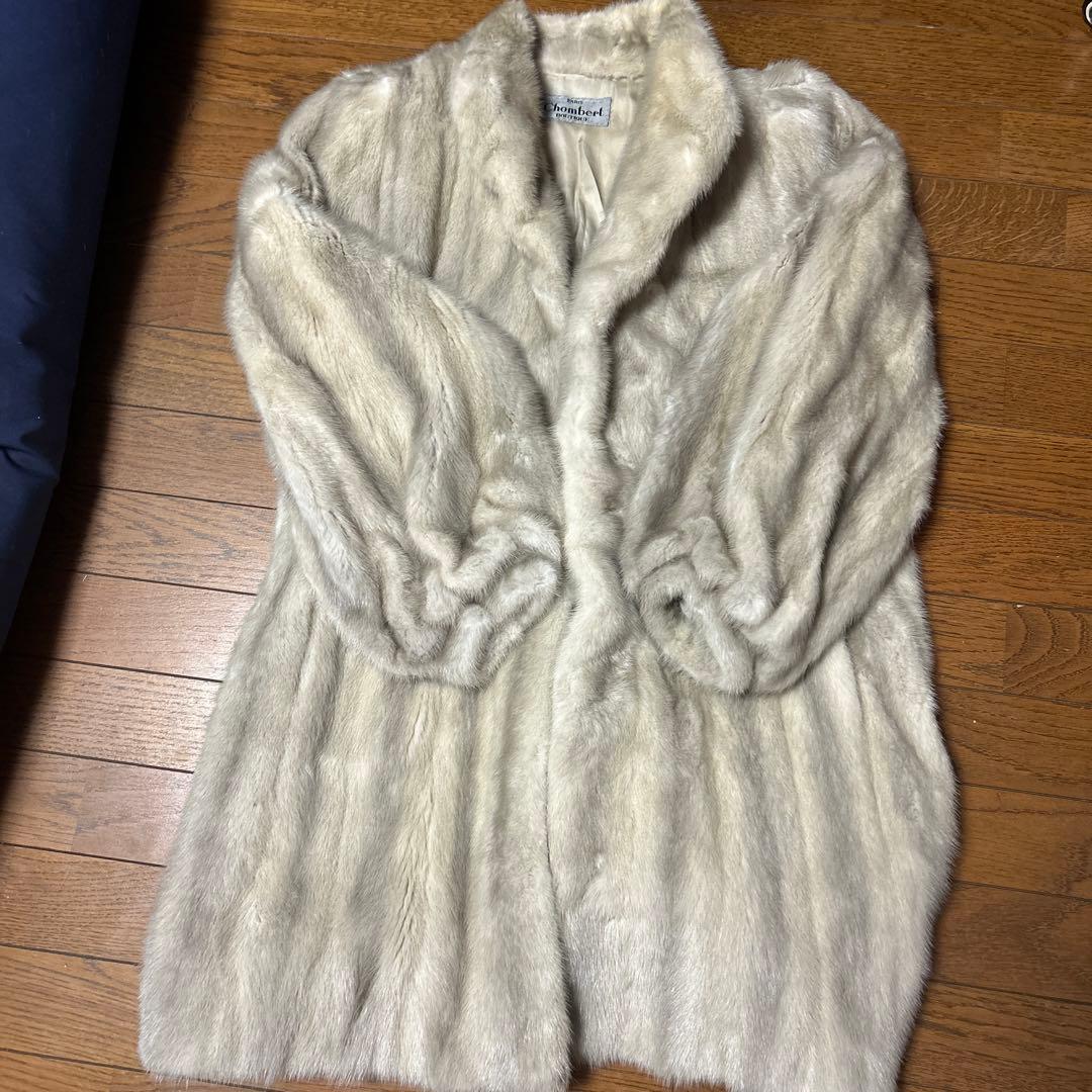 F*✨様 Chombert 毛皮コート アイボリー