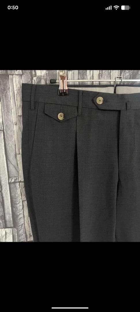 PTTORINOピーティートリノGENTLEMANグレーテクノウォッシャブル48