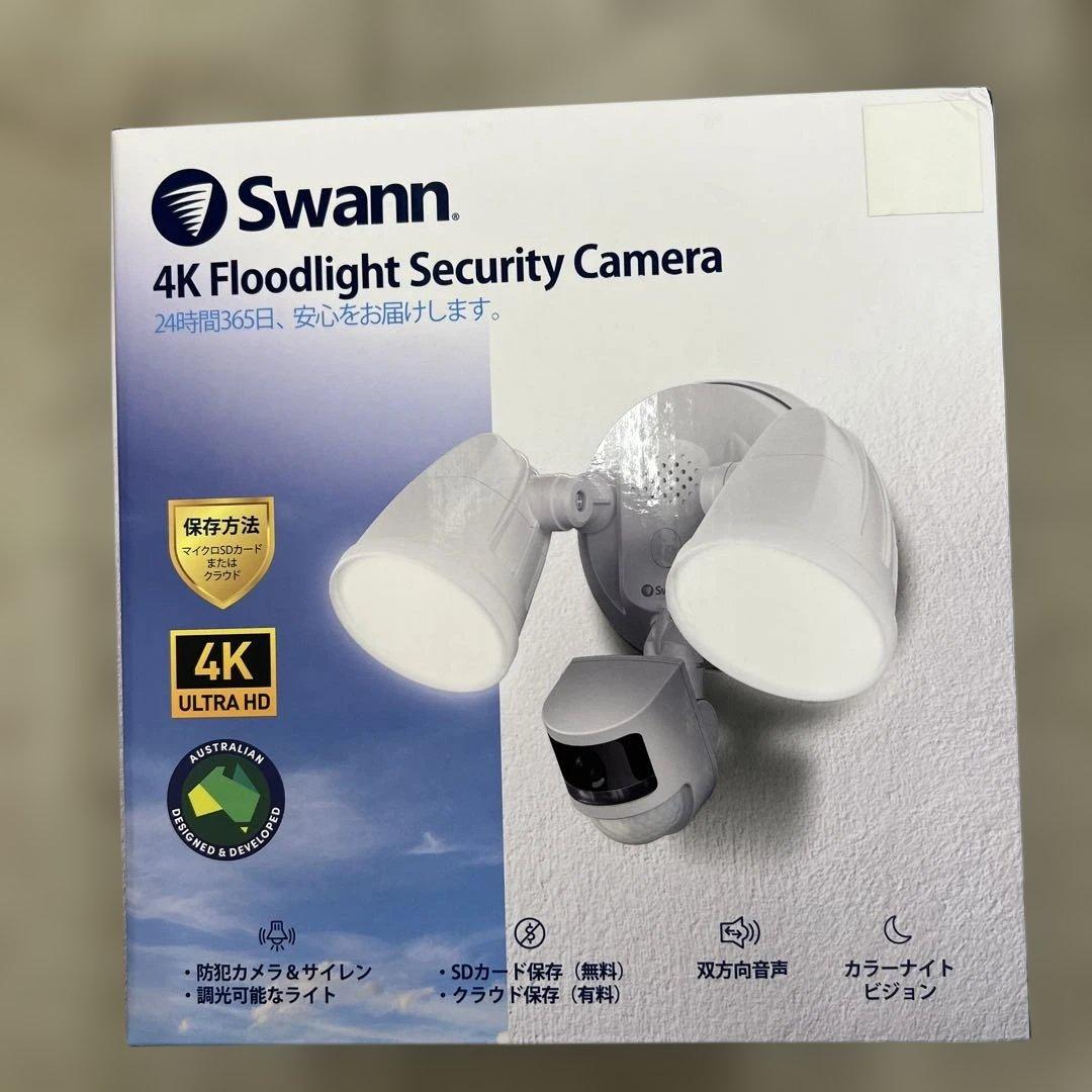 未開封品Swann Floodlight Security フロードライトカメラ