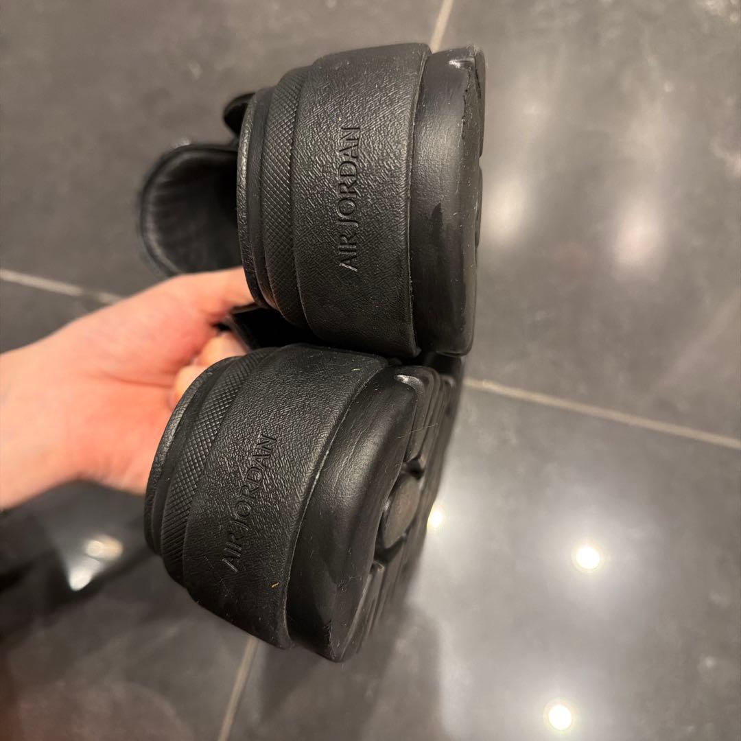 新品同様 ジョーダン 厚底サンダル ローフファー 24cm