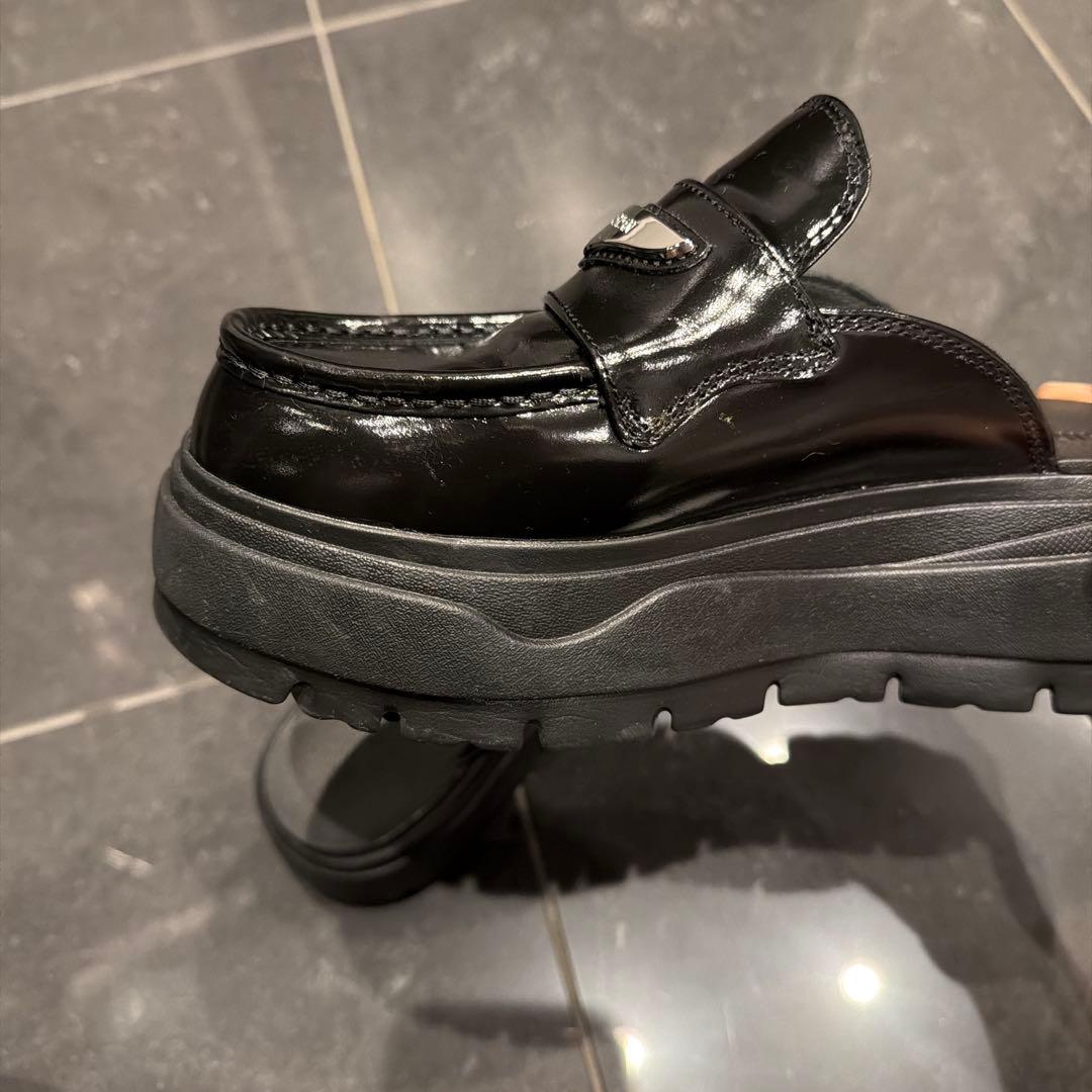 新品同様 ジョーダン 厚底サンダル ローフファー 24cm