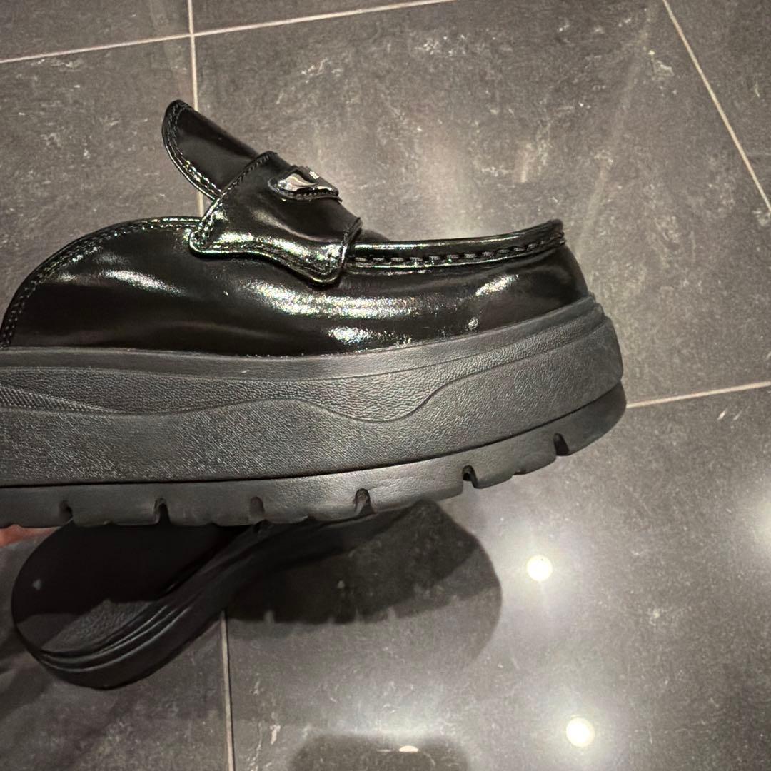 新品同様 ジョーダン 厚底サンダル ローフファー 24cm